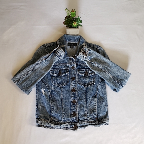 Tinseltown Jackets & Blazers - SOLD! Acid wash denim jacket